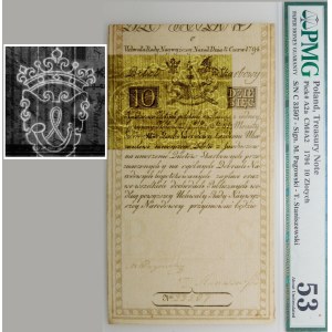 10 gold 1794 - ser. C - HERBAL filigree - BEAUTIFUL