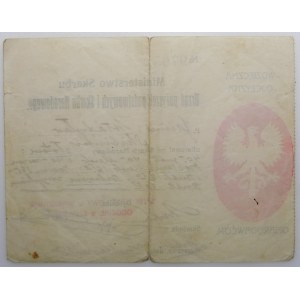 Ministerstwo Skarbu - pokwitowanie ofiary na Skarb Narodowy