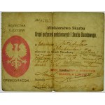 Ministerstwo Skarbu - pokwitowanie ofiary na Skarb Narodowy