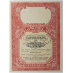 Assignment of the Ministry of Treasury for 500 zlotys (1939)