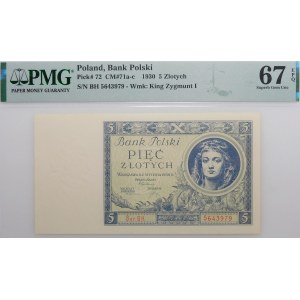 5 gold 1930 - ser. BH.