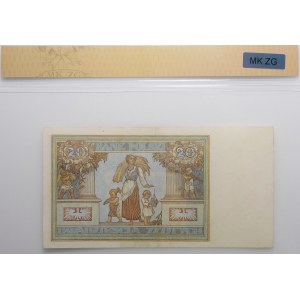 20 złotych 1931 - ser. BE. - rzadka odmiana