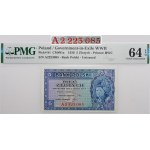 5 gold 1939 - ser. A2 - BEAUTIFUL - unlisted by M. Bishop