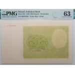 500 złotych 1940 ser. B 20..... - nieukończony druk