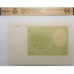 500 gold 1940 ser. B 20..... - unfinished print - wide margin
