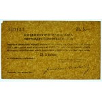 Asygnacja kontrybucyjna dla miasta Warszawy - 5 złotych 1943