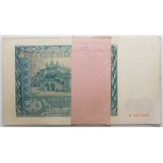 Bank parcel 50 zloty 1941 - ser. C - 20 pieces