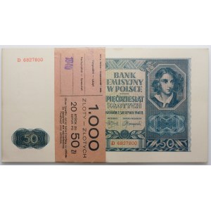 Bank parcel 50 gold 1941 - ser. D - 19 pieces - incomplete