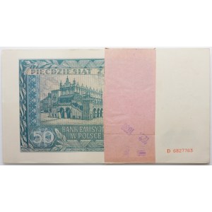 Bank parcel 50 gold 1941 - ser. D - 19 pieces - incomplete