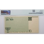 10 marks 1940 ghetto - no watermark - certificate Jacek Sarosiek