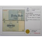 50 marek 1940 getto - certyfikat Jacek Sarosiek - ex Lucow