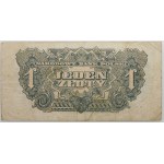 1 gold 1944 - ser. AA - TWO DIFFERENT NUMBERING - DESTRUKT