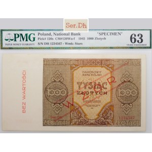1000 gold 1945 - ser. Dh - MODEL