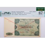 20 gold 1947 - ser. A - SPECIMEN - BEAUTIFUL