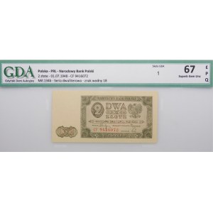 2 gold 1948 - ser. CF