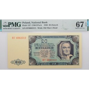20 gold 1948 - ser. HT