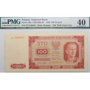 100 gold 1948 - ser. EC