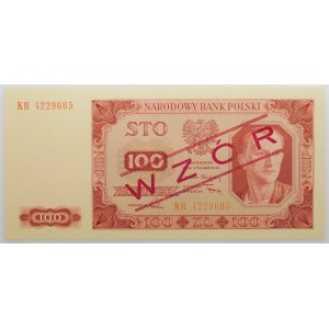 100 zloty 1948 - ser. KR - MODÈLE