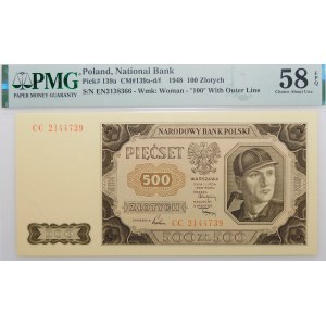 500 gold 1948 - ser. CC