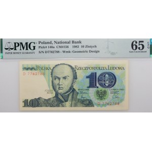 10 gold 1982 - ser. D