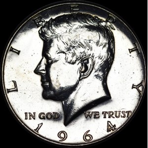 USA, 1/2 dollar 1964, Kennedy