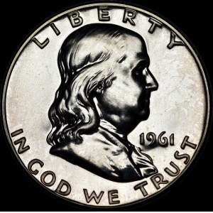 USA, 1/2 dollar 1961, Franklin