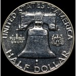 USA, 1/2 dollar 1957, Franklin