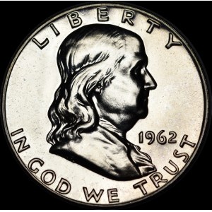 USA, 1/2 dollar 1962, Franklin