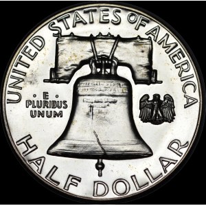 USA, 1/2 dolára 1963, Franklin