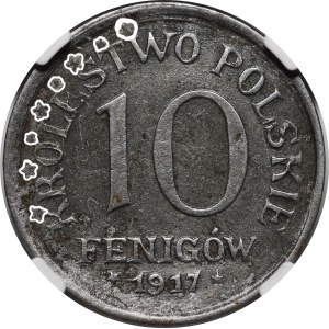 DESTRUKT, 10 fenigów 1917 - niespotykany