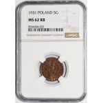 5 pennies 1931