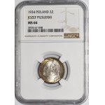 2 gold Pilsudski 1934 - exquisite