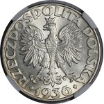 5 Gold Sailing Ship 1936