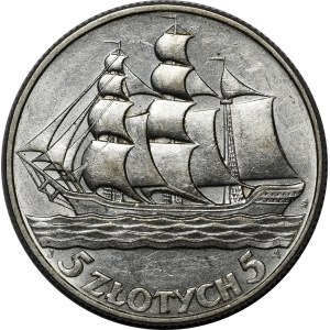 5 Gold Sailing Ship 1936