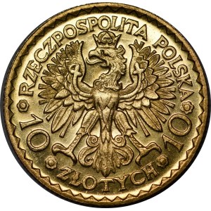 10 zlatých Chrobry 1925 - PROOFLIKE