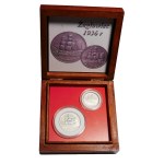 KOMPLET 2 złote i 5 złotych Żaglowiec 1936 w Pudełku