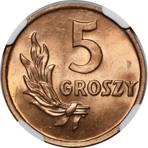 5 pennies 1949 - bronze