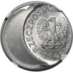 DESTRUKT, 1 zloty 1949 - unique