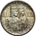 Sample 100 gold Mieszko and Dabrowka 1966 - silver
