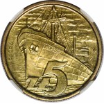 SAMPLE 5 gold 1958 Waryński - brass