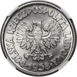 SAMPLE NIKIEL 5 gold 1958 ship "Waryński"