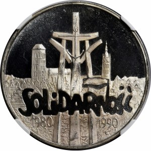 100000 PLN 1990 Solidarity Type A