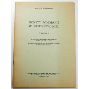 Herman Dannenberg, Monety pomorskie w średniowieczu