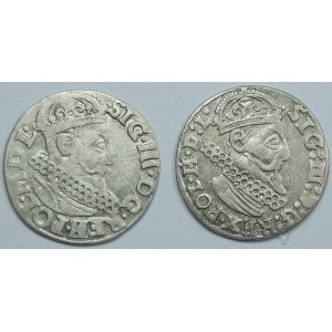 Zygmunt III Waza, Trojak Kraków - zestaw (szt.2)