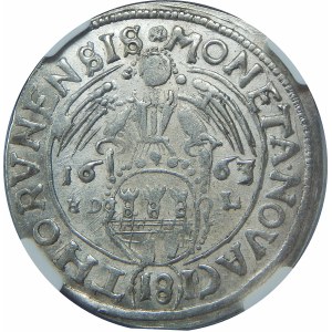 Jan II Kazimierz, Ort Toruń 1663 HDL