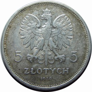 5 złotych 1930 Nike 