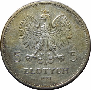 5 złotych 1931 Nike 