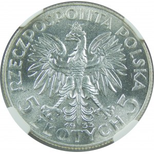 5 złotych 1933 Głowa Kobiety 