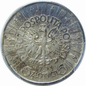 5 złotych 1936 Piłsudski 