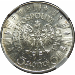 5 złotych 1936 Piłsudski 